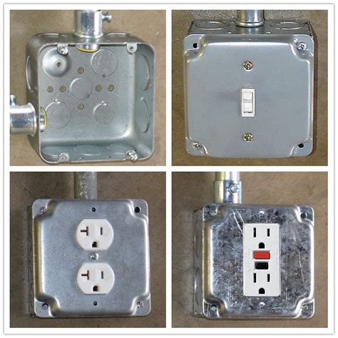 electrical small square metal junction boxes|electrical junction box with terminals.